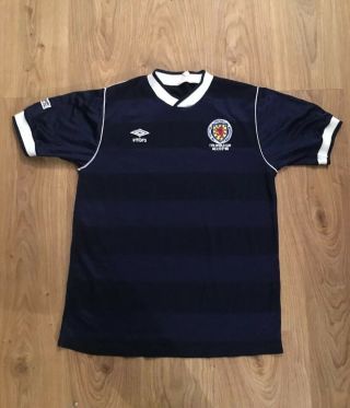 100 Scotland Home Shirt 1986,  World Cup,  Vintage,  Umbro