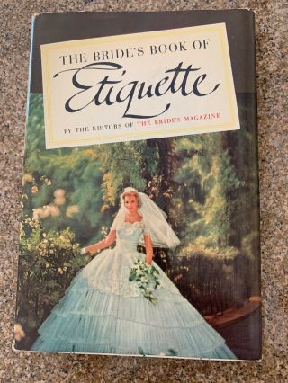 Vintage The Brides Book Of Etiquette 1955 Shower Bachelorette Engagement Gift
