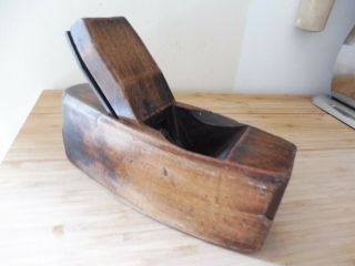 Found Antique 2 " Wide Bladed R.  Varvill & Sons Wooden Coffin Plane Ebor