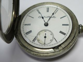 1887 Elgin Grade 102 Model 3 Class 5 Lever Set 11J 18s Pocket Watch 2