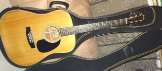 Vintage Fender F - 35 Acoustic Guitar 1970 