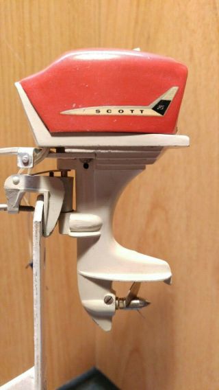 Vintage Toy Boat motor Scott 25hp McCulloch outboard Japan 2