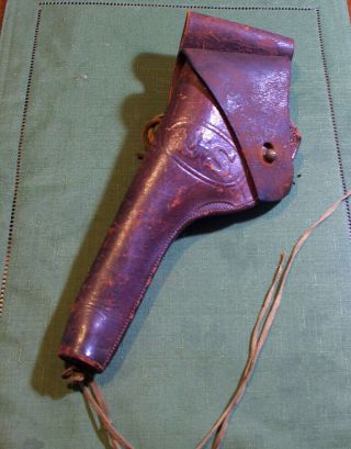 Pre - Wwi Us Army Regulation Holster.  38 Da Revolver Rock Island Arsenal 1909 Tcc