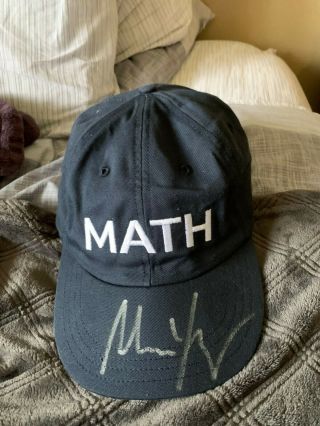 Andrew Yang 2020 Signed " Math " Hat - Limited Edition Set Of 500