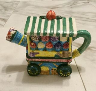 Teapot : Ceramic Decorative Teapot - Hand Painted