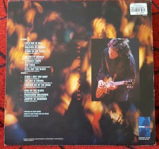 GARY MOORE Blues Alive SCARCE 1993 UK 2 - LP SET w/ POSTER & INSERT READ 2