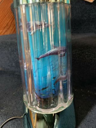 1994 Dolphin Moving lamp Rabbit Tanaka Spenser Gifts Vintage 3