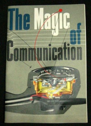Bell Telephone System The Magic Of Communication Brochure Guide 1953 Vintage
