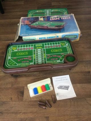 Vintage Auto Shooter Craps Table Fully Automatic Made In Japan