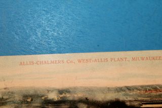 Postcard: Allis - Chalmers Co. ,  West - Allis Plant,  Milwaukee,  Wis.  1907 2