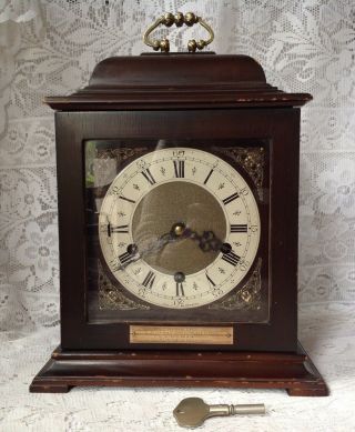 Vintage Smiths Westminster Chime / Striking Clock,  In The Georgian Bracket Style