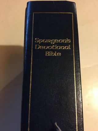 Spurgeon’s Devotional Bible Charles H.  Vintage 1984