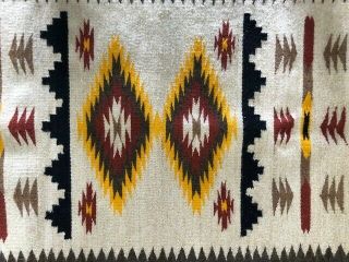Antique Vintage Hand Woven Native American Navajo Indian Weaving Rug