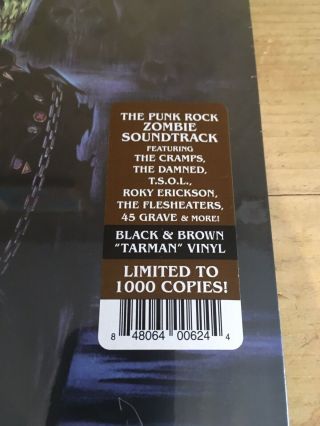 RETURN OF THE LIVING DEAD Limited Edition Vinyl - Black And Brown Tarman - 1000 2