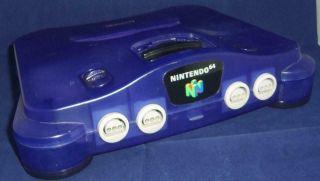 Vintage Nintendo 64 N64 Funtastic Grape Purple Console System Only