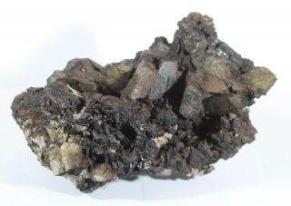 Large Specimen Of Bladed Allanite - (ce) Crystals: Yates Mine,  Ontario Canada