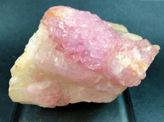 Quartz Var.  Rose Quartz Crystals: Berilo Branco Claim.  Galiléia.  Mg,  Brazil