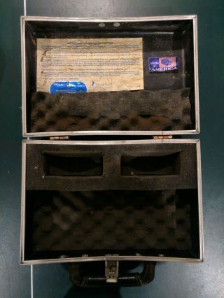 Vintage Globe Geophone Water Leak Detector Set With Case by HeathTech GUC 3