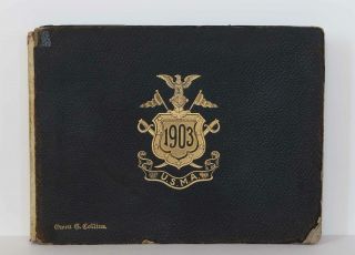 West Point 1903 Yearbook Photo Album General Macarthur Us Military Academy Usma