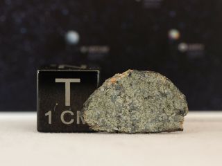 NWA 5313 - ultra rare mars meteorite (shergottite) - total weight only 5.  3 grams 2