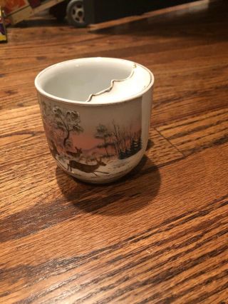 Antique Mustache Tea Cup