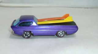 Vintage 1967 Mattel Hot Wheels Redline Deora Purple W/dk.  Interior Hk