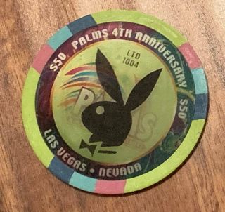Palms $50 Casino Chip - Las Vegas 1995 Playboy 4th Anniversary - Book $50 - $60