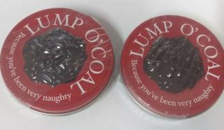 2/pack - Candy Tin Lump O Coal Coal Shaped Gum