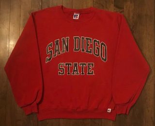 Vintage San Diego State Aztecs Russell Athletic Crew Neck Sweatshirt Men’s Small