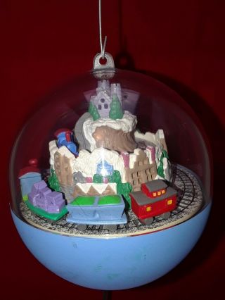 Hallmark 1992 Magic Light & Motion Christmas Ornament Continental Express Train