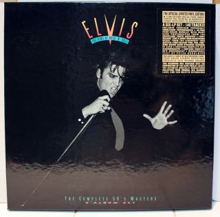 Rare Elvis Presley Lp Box Set - The King Of Rock 