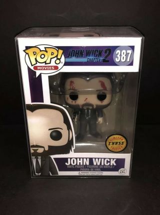 Funko Pop Movies/chapter 2: John Wick (387 Chase) In Protector