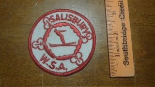 Salisbury Connecticut Winter Sports Assoc Down Hill Skiing Patch Bx A 51