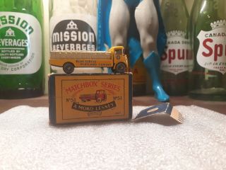 Vintage Lesney Matchbox Albion Chieftain Gmw Blue Circle 51 With Box