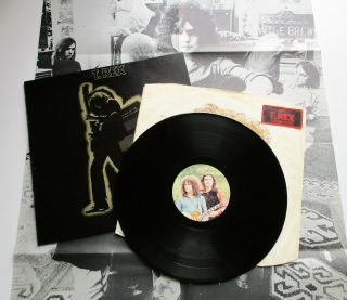 T Rex - Electric Warrior Uk 1971 Fly 1st Press Lp With Poster And Inner Sleeve