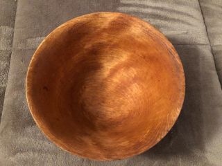 Hand turned Unique Maple Wood Bowl - opening 8 