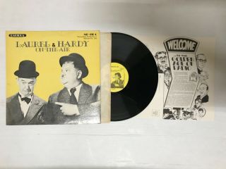 Laurel & Hardy On The Air L.  P Record The Golden Age Of Radio
