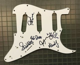 Wilco (band) Signed Autograph Strat Guitar Pickguard X6 Jsa Loa