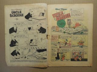 Uncle Scrooge 386 (Four Color) Only A Poor Old Man,  Disney Dell 1952 FR/GD 2