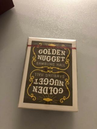 Rare Brown Golden Nugget Playing Cards Deck