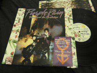 Prince - Purple Rain Lp Vinyl.  Press,  Nm,  Hype Sticker,  Revolutionm Nm