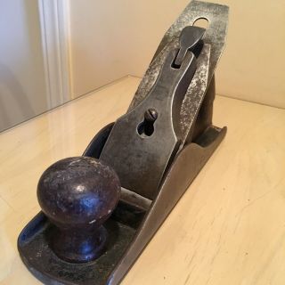 Antique Stanley Rule & Level Hand Plane - - 409 - - Pat.  Feb.  3 - 91 As Found Cond.