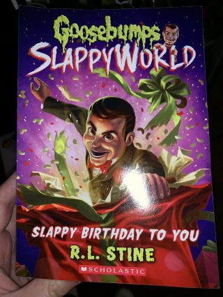 Rl Stine Goosebumps Signed Autographed Slappy Birthday To You Book Slappy World
