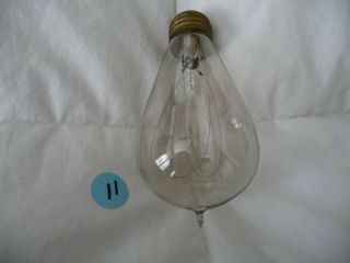 11 Antique Edison Incandescent Light Bulb Double Loop Carbon Filament