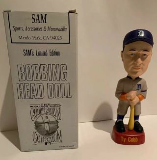 Extremely Rare Ty Cobb Sam Limited Edition Bobbing Head Doll Low Number 111