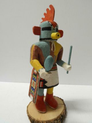 Vintage Hopi Pueblo Indian Kachina Doll On Base (remove) - Xtra