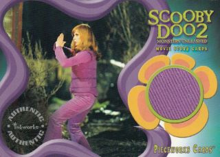 Scooby Doo 2 Monsters Unleashed Sarah Michelle Gellar / Daphne Pw10 Costume Card