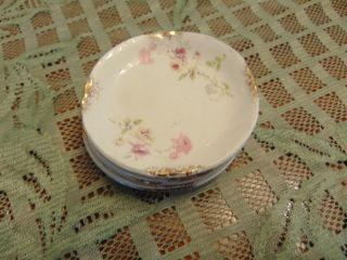 (5) Antique Booths Staffordshire England Butter Pats
