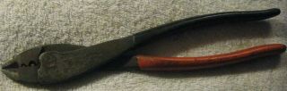 Vintage Thomas & Betts WT - 111 - M STA - KON Lug Crimper Cutter Pliers,  crimping tool 2