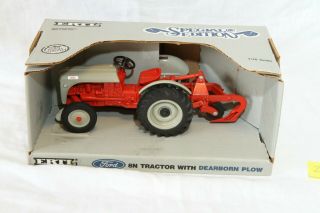 Vintage Ertl Ford 8n Tractor With Dearborn Plow Ertl 841da Special Edition